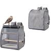 Portable Bird Carrier Bird Backpack with Perch and Tray for Birds Cockatiel Parrot Breathable Large Space Bird Cage Travel Bag