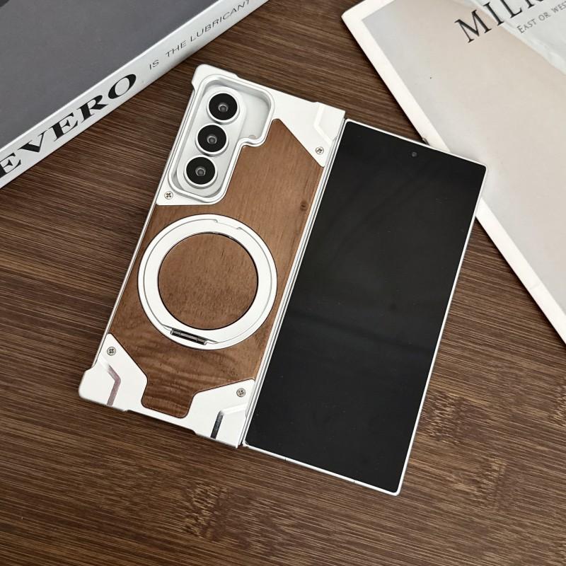 Phone Case Galaxy Z Fold8 Ultra Fold7 Metal Magnetic Stand Anti-Scratch Shockproof Heat Dissipation