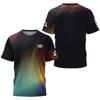 T-shirt da uomo 2025 Estate ping pong viaggio, top badminton, asciugatura rapida ad alte prestazioni estiva, comoda e fresca T-shirt