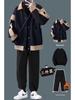 Men's Oversized Patchwork Wool Coat – Hong Kong Style Loose Fit Lapel Jacket, Trendy Korean Casual Design