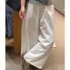 Women's High Rise Wide Leg Pants Loose Fit Versatile Polyester Trousers Draped Lazy Style Culotte Ankle Length Pants