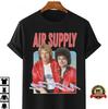 Herren- und Damen-T-Shirts Vtg Air Supply Konzerte 2023 Tour Baumwolle Schwarz Alle Größen Unisex Shirt BT006