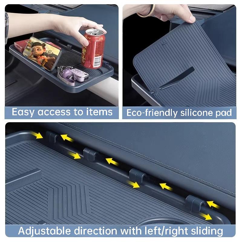 For Zeekr 007 7 GT Car Co Pilot Table Board Dashboard Cup Holder Office Desk Front Row Interior Organizer Accessories
