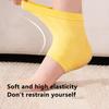 2 Stück Silikon Fersenschutzkappen Fersenstütze Fußpflegesocken Rissfeste und Feuchtigkeitsspendende Socken