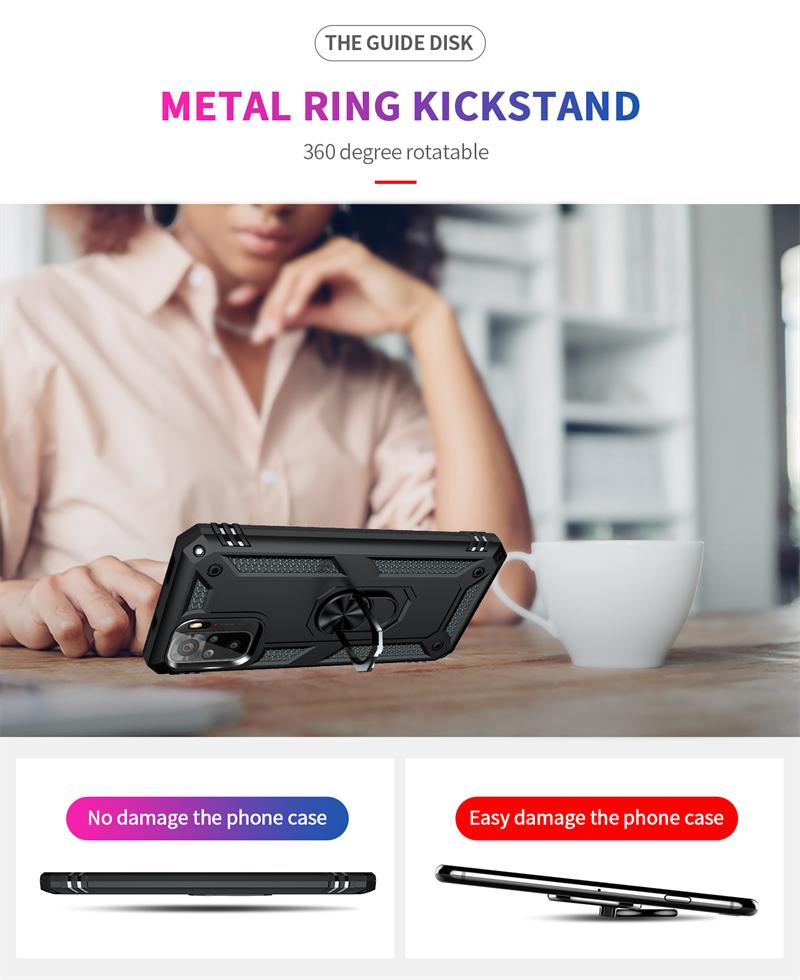 Per Xiaomi Poco M5S Custodia Corazza Antiurto Per Telefono Per Poko Pocco Poxo Little M5S M 5S 5 S PocoM5S 4G Supporto ad Anello Cover Posteriore