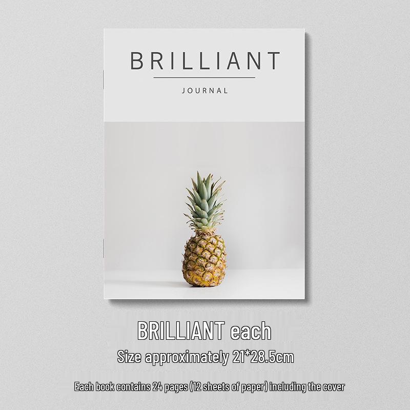 Minimalist English Magazine-Style Background Props for Live Broadcast & Street Photography, Model Room & Homestay Decor