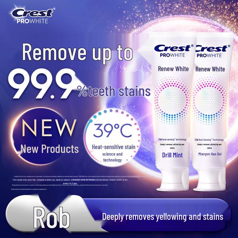 

Crest 3D White Heat Activating Whitening Toothpaste