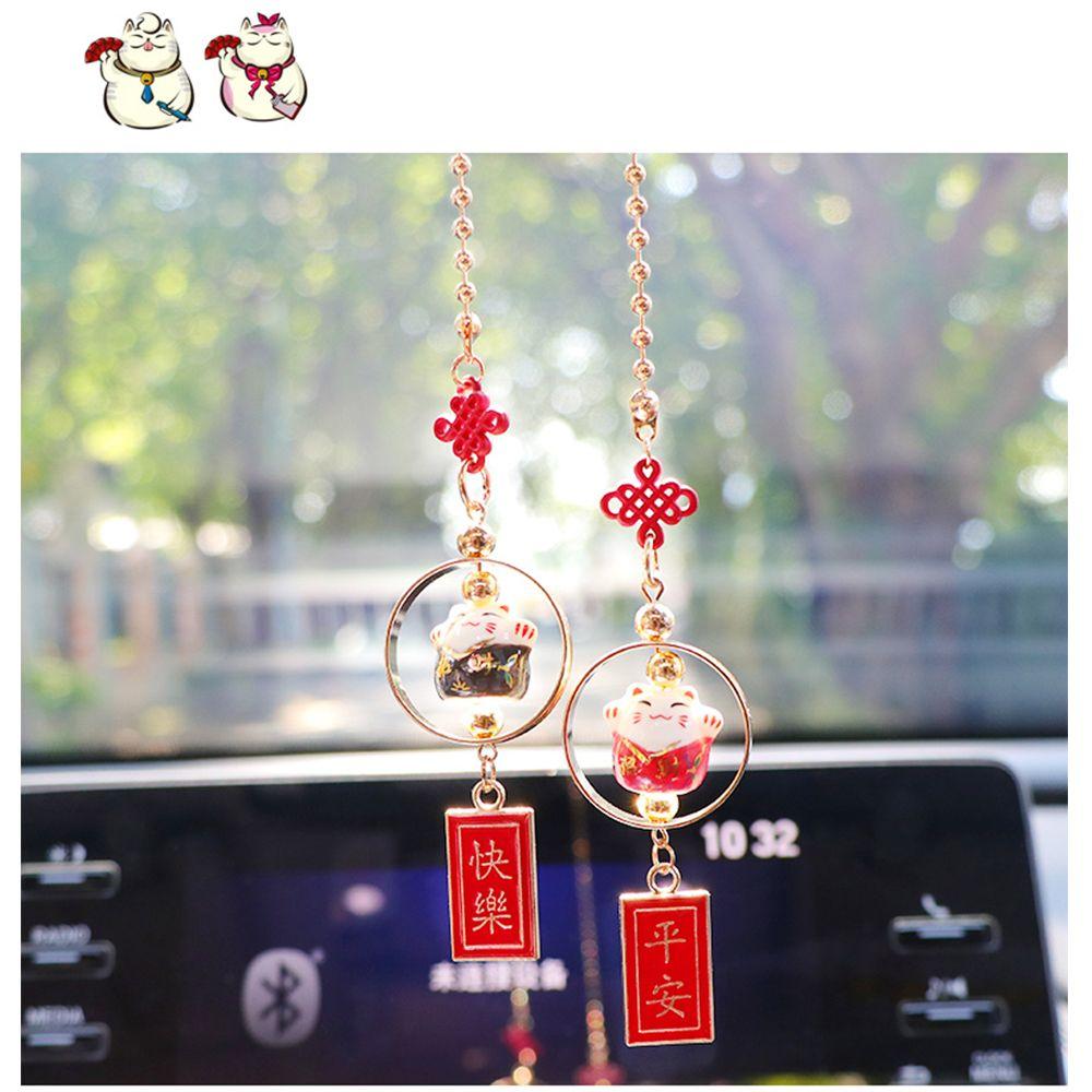 Pendant Fortune Cat Car Pendant Lucky Cat Lucky Cat Fortune Cat Interior Cat Car Hangings Decor