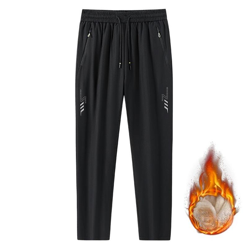 

Пожилой и пожилой отец носит ягнячий бархат, графеновый замок, тепло, плюс бархат, кулиска, утолщенные плоские завязки, мужские спортивные хлопковые брюки 7XL