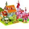 Assembly Building Blocks DIY House Model Puzzle Paper Jigsaw Paper Card Jigsaw  Toddlers
