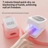 Rechargeable LED Gel Nail Lamp Curing Light Fast Dry with Digital Display for and Home Manicure Pedicure Salon