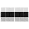 Set of 12 Soundproof Foam Self Adhesive Wall Panel Polyester Acoustic Materials Soundproof Foam Panels Polyester Texture