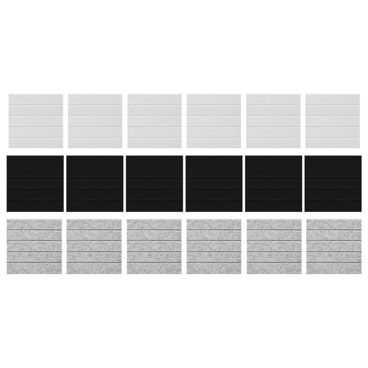 Set of 12 Soundproof Foam Self Adhesive Wall Panel Polyester Acoustic Materials Soundproof Foam Panels Polyester Texture