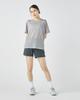 [super.natural] [sn] Supernatural JP135 Mesh Active Sleeve T-Shirt Merino Wool Short Sleeve Running Training Hiking Yoga (Unisex) Pearl Grey M