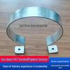 Stainless Steel Saddle Clamp for Pipe and Sign Card Securing