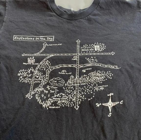 Футболка группы Explosions In The Sky Черная Унисекс S-5XL BT1016 XXL