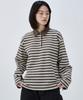 MALOUPE 5113 Striped Terry T-Shirt (Brown)