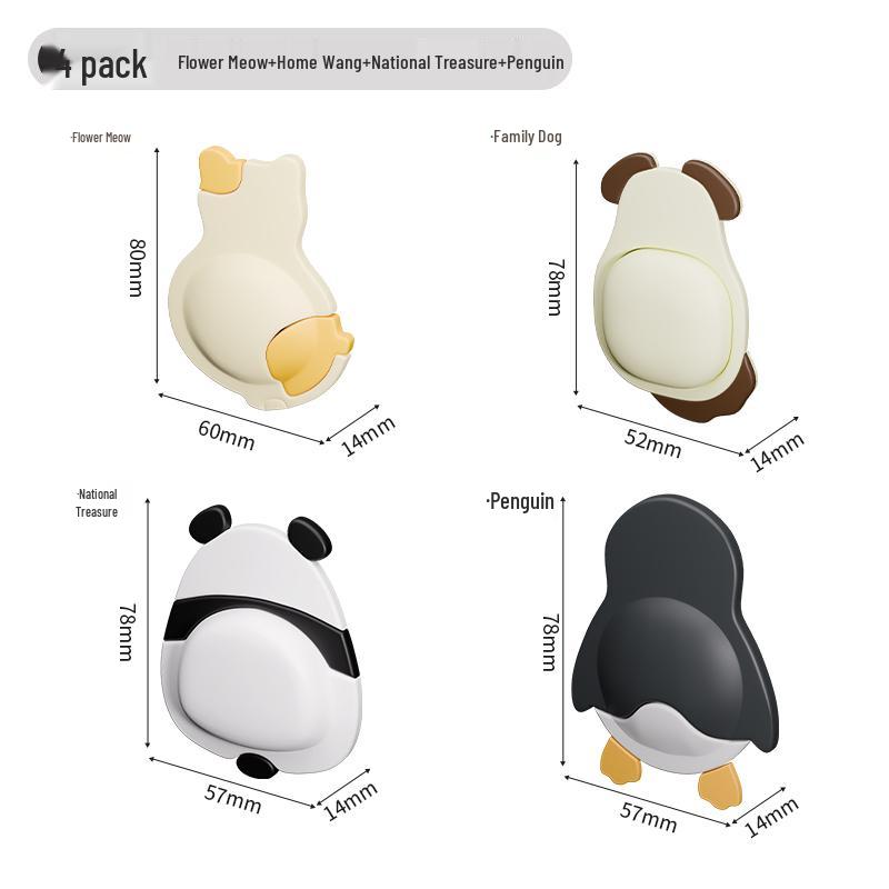 Silicone Door Handle Anti-Collision Buffer Pad for Wall and Glass Protection