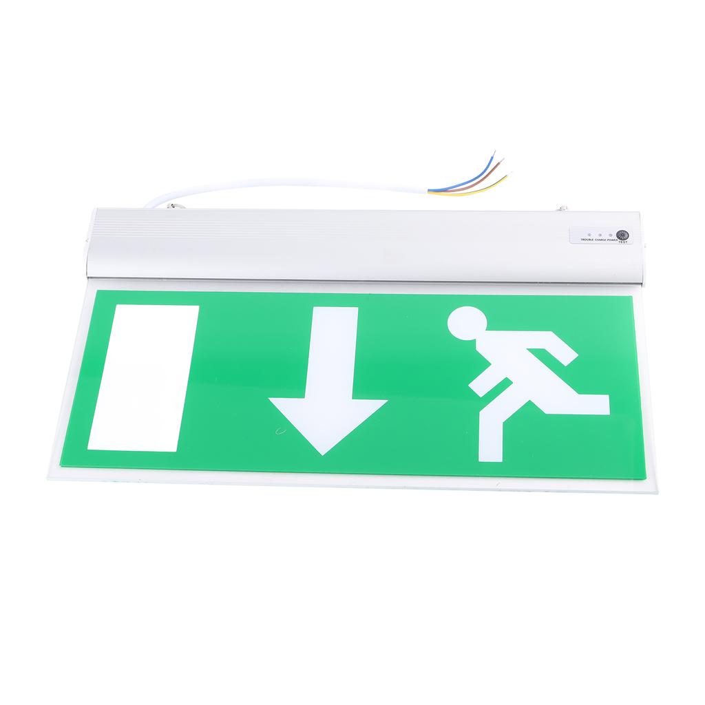 Acrylic LED Emergency Exit Lighting Sign Safety Evacuation Indicator Light 110‑220V