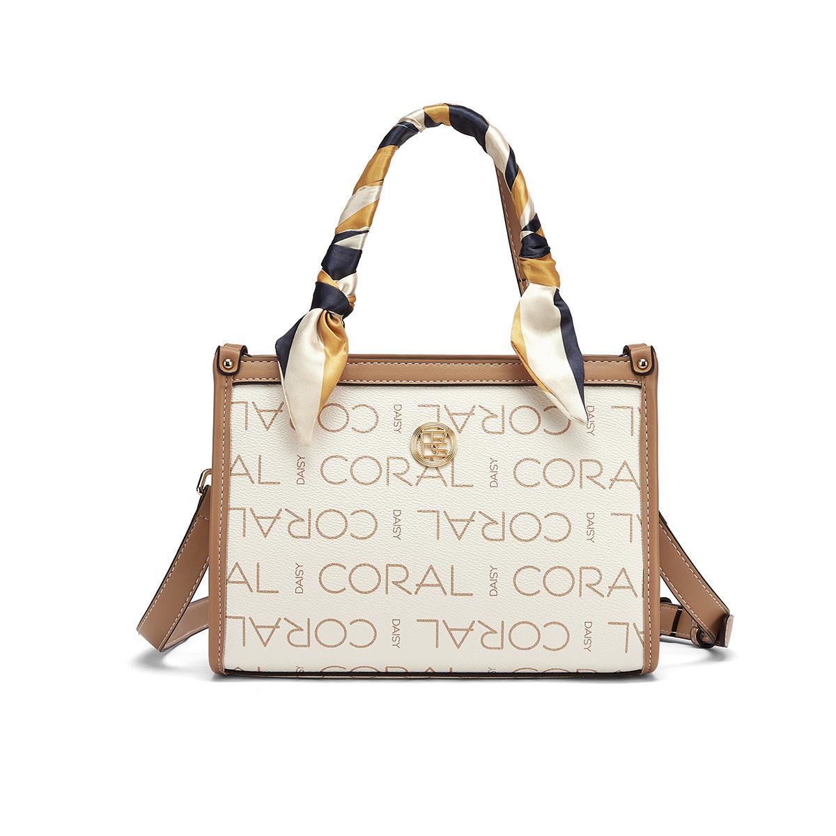 

Новая женская сумка через плечо с ретро-принтом, многофункциональная сумка-тоут большой вместимости, модная сумочка