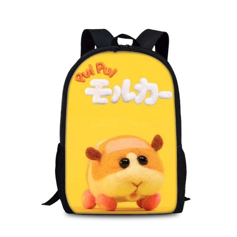 Tangalang Pui Pui Hamster Backpack For Kids With Nylon Material And Spacious Design