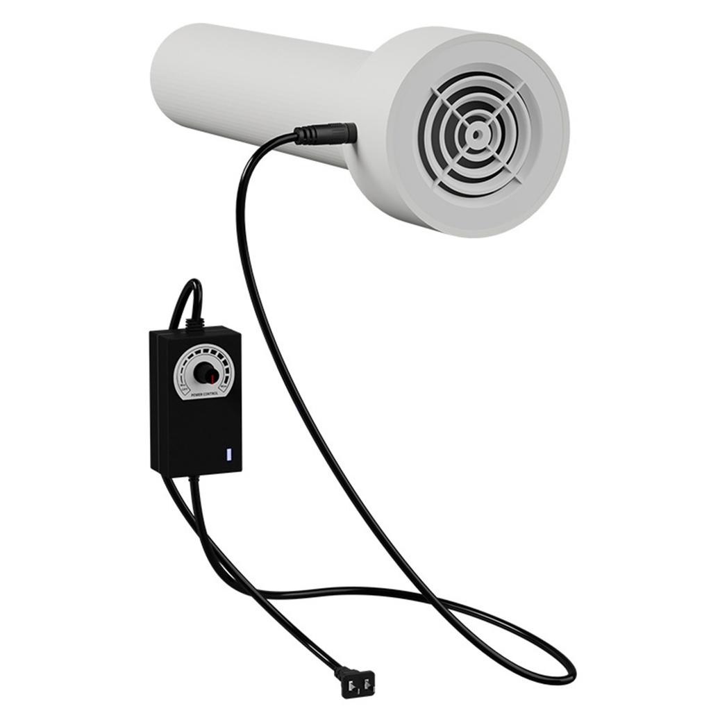 12V Potrubní ventilátor pro ventilaci, odsávací ventilátor pro pěstební stan, zlepšení proudění vzduchu a ventilaci v domácích prostorách
