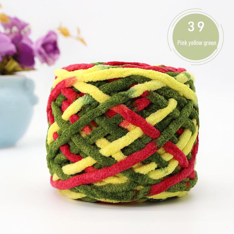 Thick Wool DIY Yarn Ball for Handwoven Crafts - Soft Texture, Easy To Work With, Multiple Colors