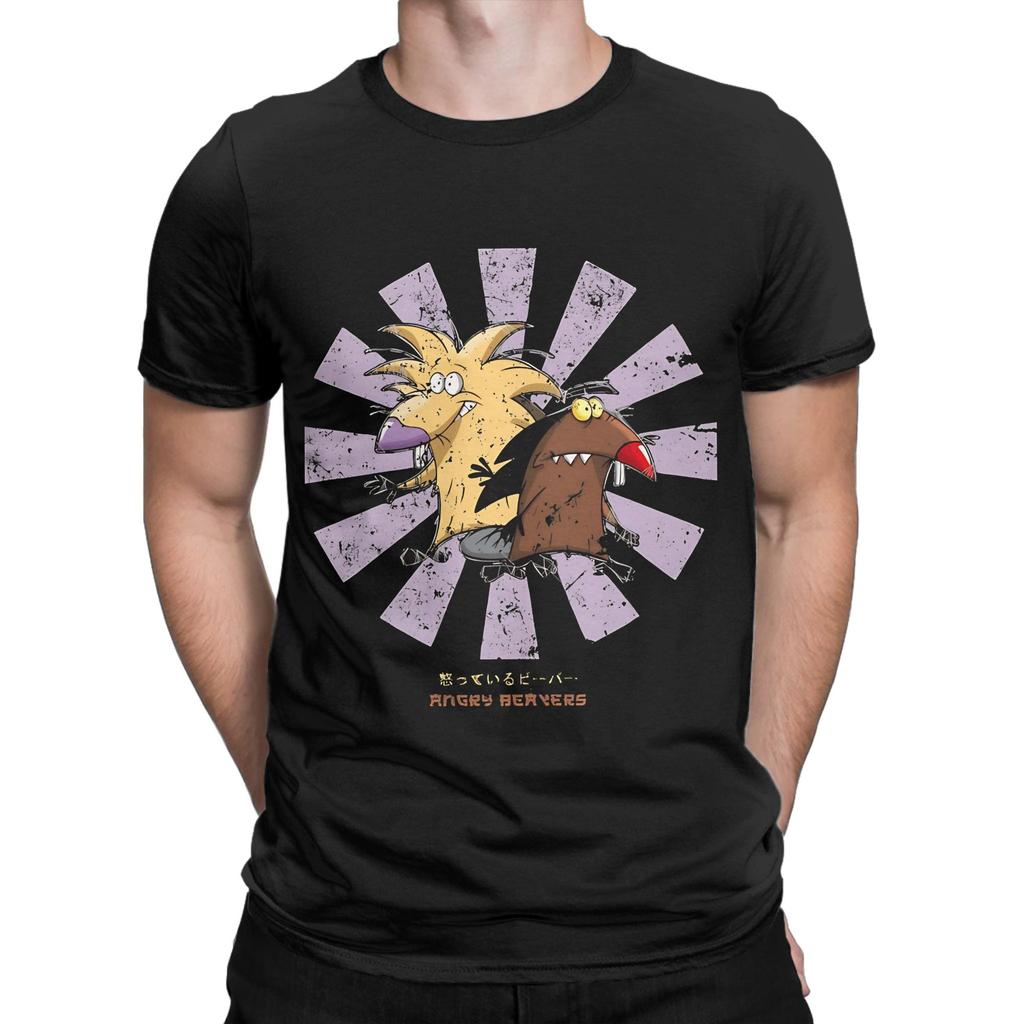 Angry Beavers Purple Burst Poster Design Today Graphic Novelty Graphic 100 Cotton TShirt The Angry Beavers Tees Tops For Unisex