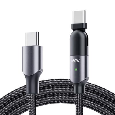 SEIWA Auto-Smartphone-Ladegerät USB-Kabel PD 60W Bewegliches Schwer zu brechendes Kabel, Typ-C-Kabel, CtoC, Schwarz, D623, 1,1 m Länge, Typ-C-kompatibel, Stecker,