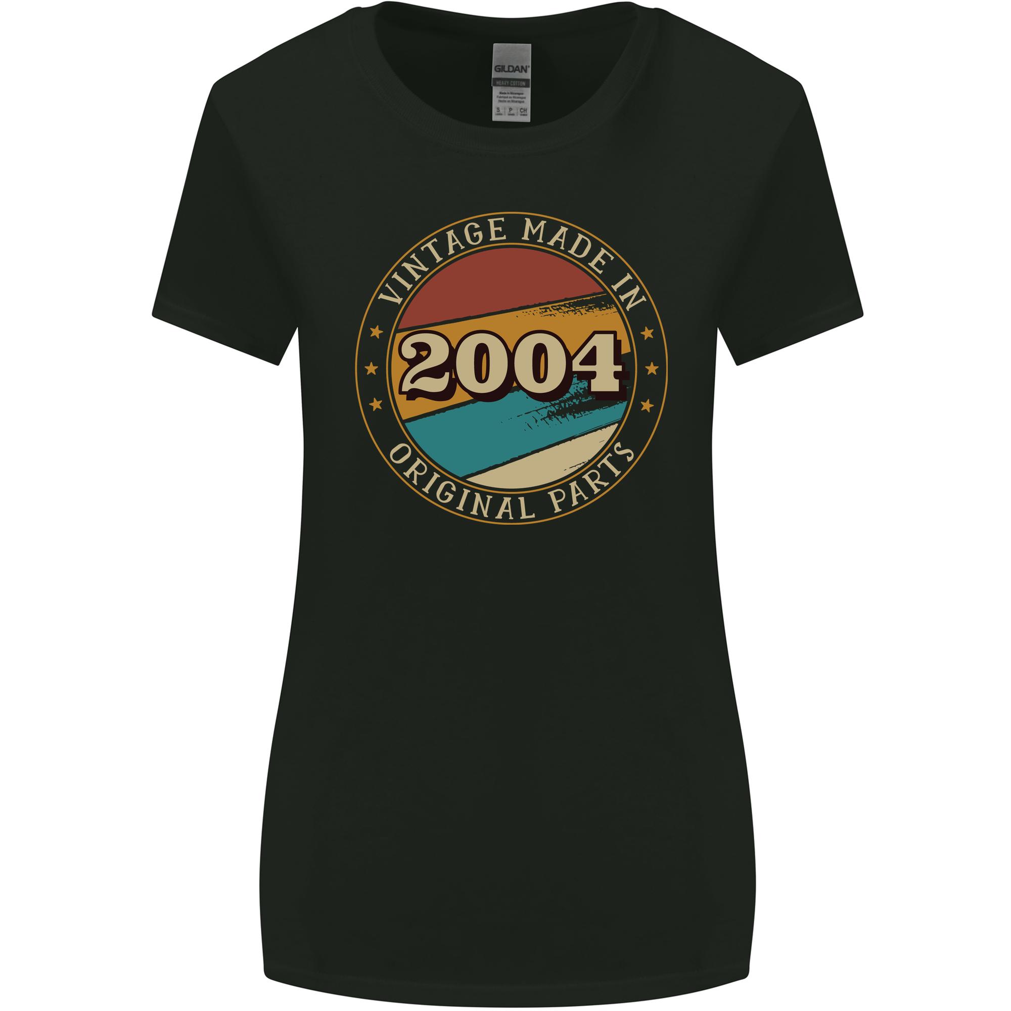 22nd Birthday Vintage Made In 2004 Unisexs Wider Cut TShirt S