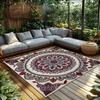 Boho Area Rug Non Slip Washable Indoor Outdoor Carpet Persian Style Home Decor Living Room Floor Mat Modern Abstract Design