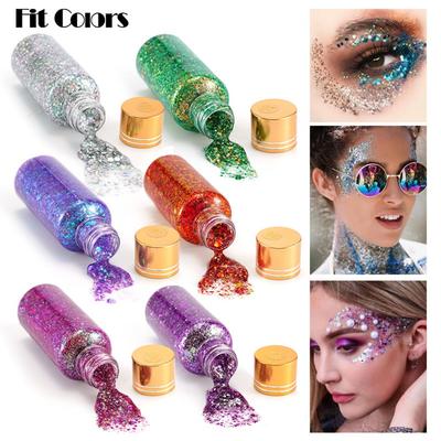 Fit Colors Chameleon Sequins Gel's Scales of The Mermaid Face Face Body Lip Fantasy Polarized Sequy Eyeshadow