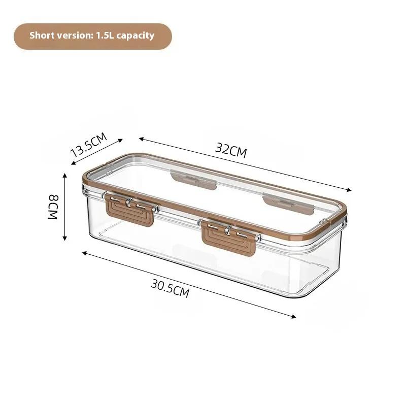 Sealed Dry Box Pasta Spaghetti Box Hermetic Jar Fruit Plastic Kitchen Fridge Household Organization Storage Containers Box