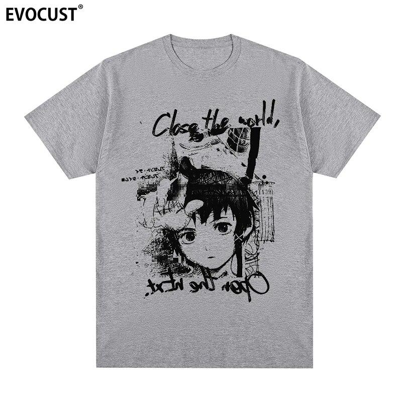 Serial Experiments Lain Close the World Aesthetic Unisexga Anime Iwakura T-shirt Cotton Unisex T Shirt New TEE TSHIRT Womens Tops