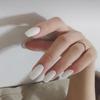 24ks Ballerina Pure Color Matte Coffin Nails Full Cover Medium Falešný Gel Matný lis na nehty