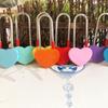 Love Without Key Heart Shape Couples Anniversary Wish Lock Wedding Gifts Keepsake Love Padlock