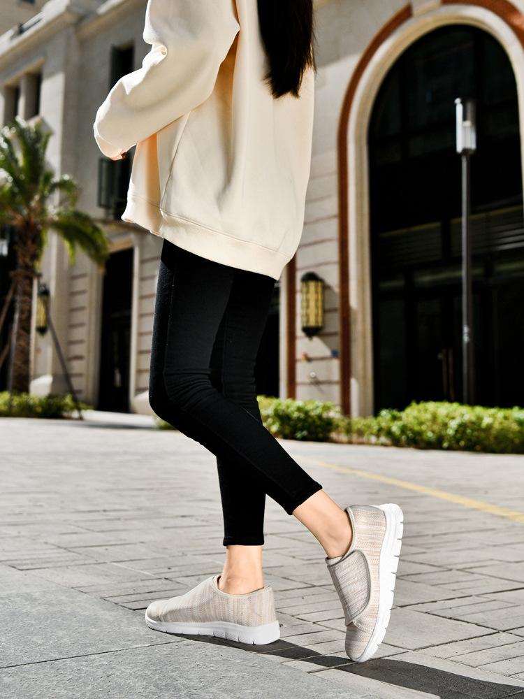 2025 Women's Lightweight Mesh Velcro Sneakers - Breathable, Comfortable, Casual Spring/Summer Shoes