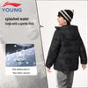 LI-NING Boys' Duck Down Insulated Winter Puffer Jacket