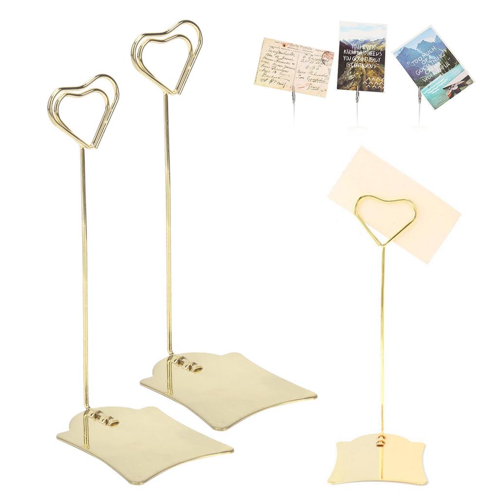 2Pcs Table Number Holder Multipurpose   Name Card Clips for Wedding Party
