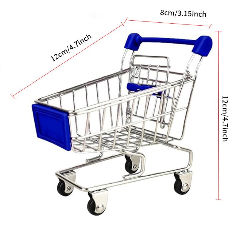 Kid Dollhouse Miniature Supermarket Food Drink Bottle Furniture Handcart Toy Doll House Store Cosplay Game Baby Play House Party