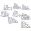 8Pcs Lace Flowers Die Cuts Flowers Lace Die Cuts Embossing Template Stencil Mold  DIY Album Decor