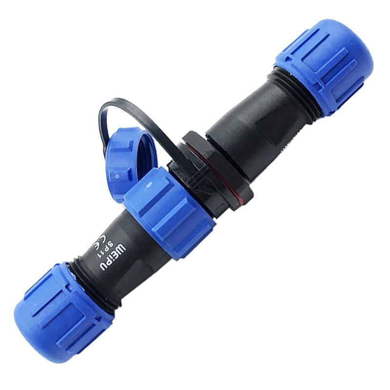 Weipu SP11 IP68 Waterproof Aviation Plug 2-5 Core Connector with Mating Nut Socket