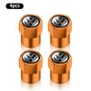 For VW 4PCS Aluminum Alloy Car Wheel Tire Valve Caps For Volkswagen VW GTI R Line R32 Touareg Passat Polo Jetta MK4 Auto Accessories