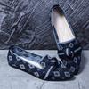 Large Size Lightweight Pointed Doudou Women's Shoes New Spring and Autumn New Bow Comfortable Non-slip Women's Shoes