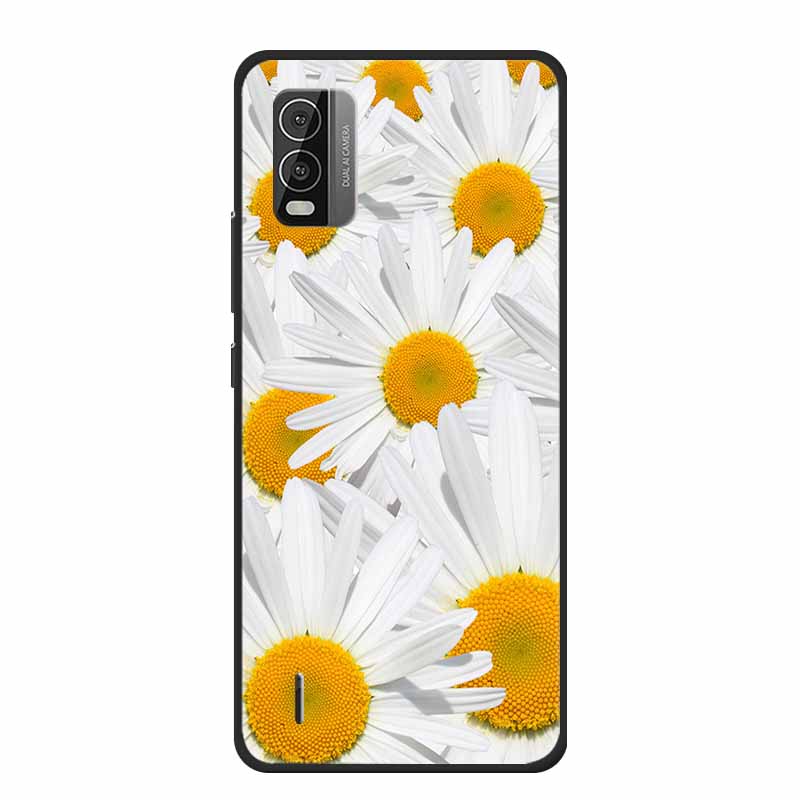 For Nokia C110 C210 C300 Case Soft black Silicone Bumper TPU Phone Wolf Cat Flower CaseS For C110 210 300 Shock proof Bumper TPU