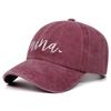 Vintage Washed Denim Nana Love Embroidered Baseball Cap Cotton Cap Casual Hip Hop Dad Hat High Quality