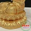 Seven-inch Zong Kaba master pure copper gilt Tibetan tantra 22 cm Buddha statue home ornament Buddhist hall living room