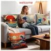 Pattern Japanese Waves Cushion Cover 1Pcs Decorative Covers Soft Cushion Case For Sofa Couch Decor 40X40 45X45 Pillowcases