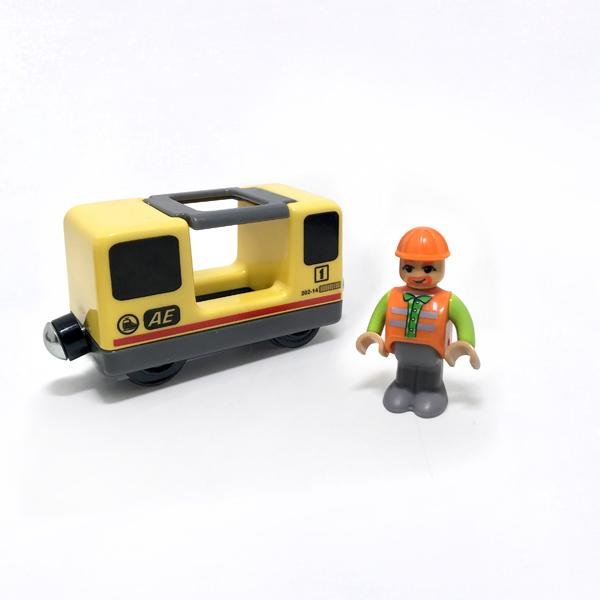 W2 Rlectric Car Harmonious Train Compartment Magnet Link Compatible Wood Track Compatible with All Type 1:64