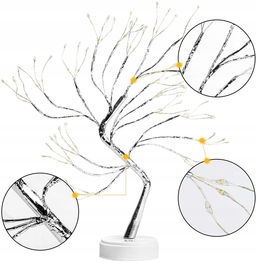 Albero LED Decorativo Luci di Felicità Natalizie Decorazione Per le Feste XXL
